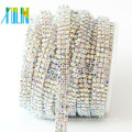 Multi Rows Glass Stones Chain for wholesale